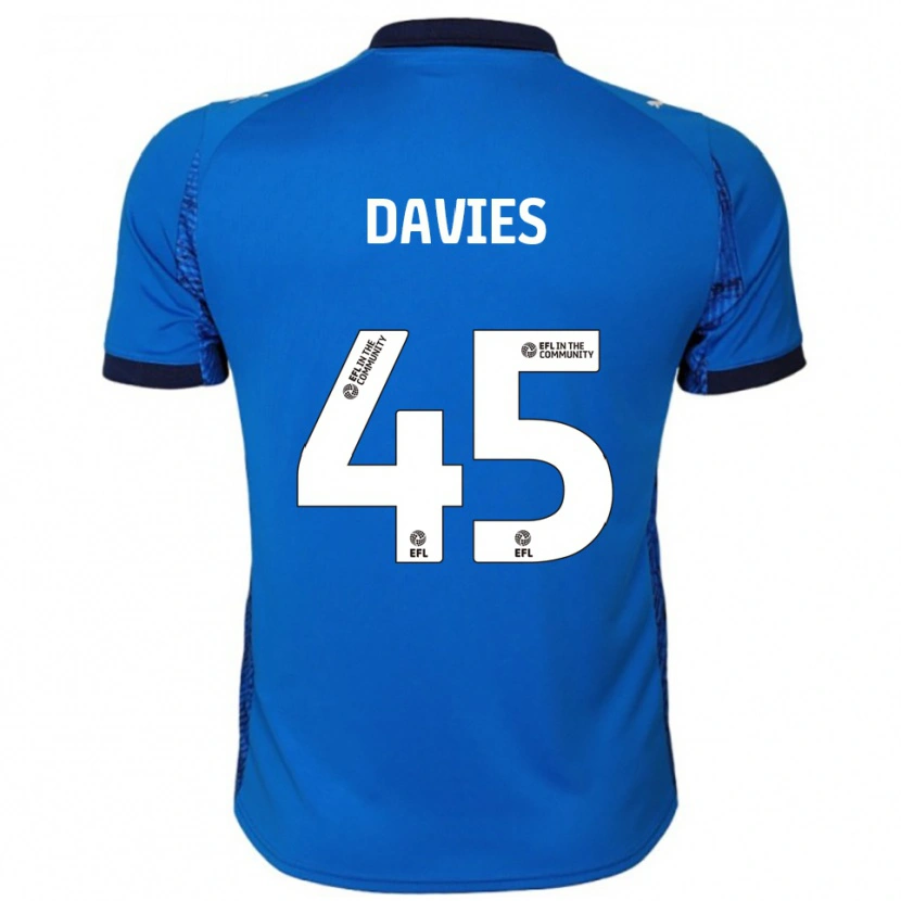 Danxen Niño Camiseta Joe Davies #45 Azul Blanco 1ª Equipación 2025/26 La Camisa México