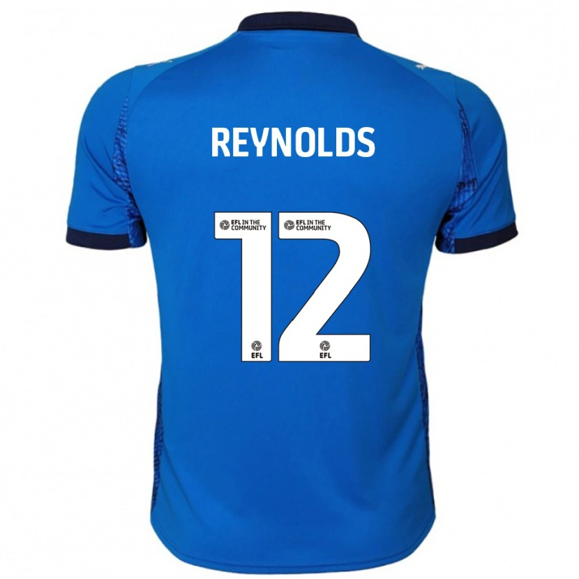 Danxen Niño Camiseta Niamh Reynolds #12 Azul Blanco 1ª Equipación 2025/26 La Camisa México