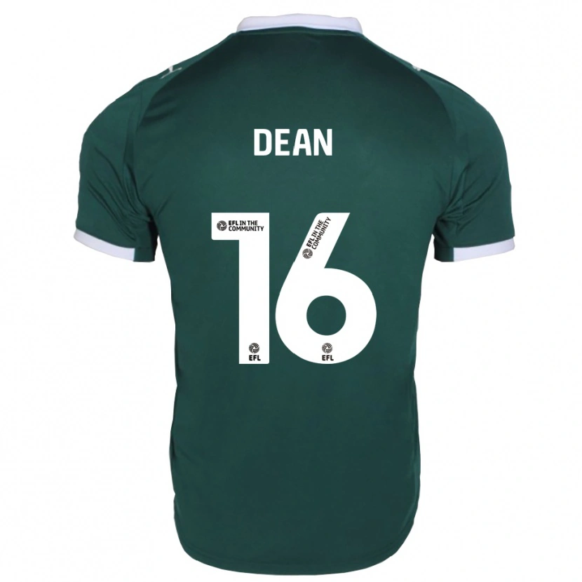 Danxen Niño Camiseta Oscar Dean #16 Verde Blanco 1ª Equipación 2025/26 La Camisa México