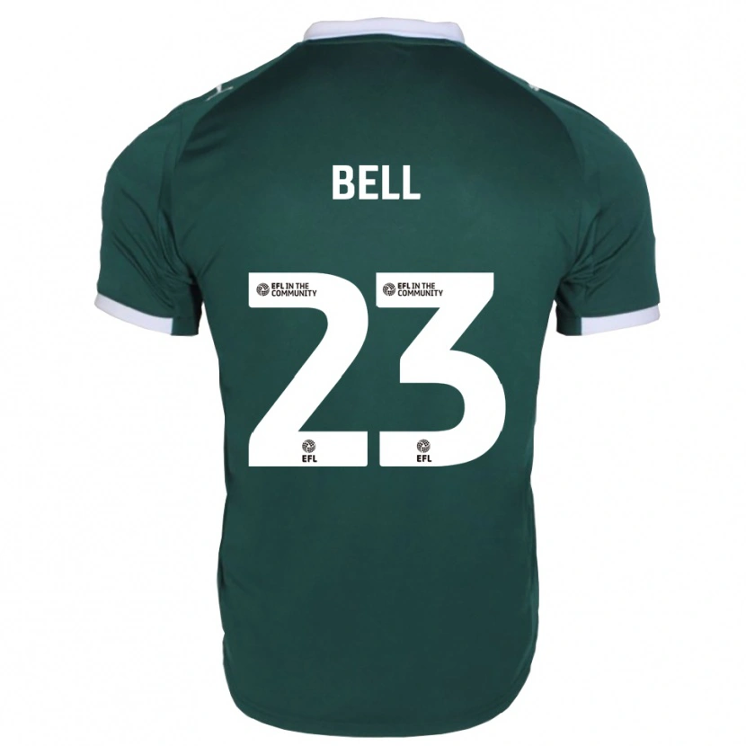 Danxen Niño Camiseta Katelyn Bell #23 Verde Blanco 1ª Equipación 2025/26 La Camisa México