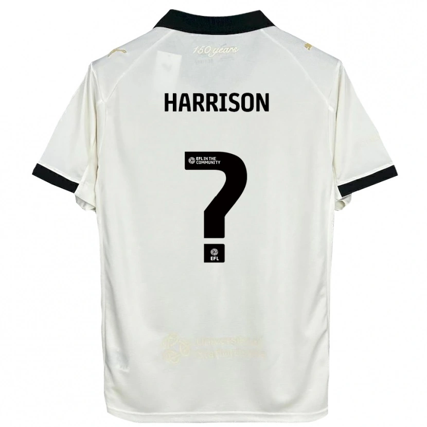Danxen Niño Camiseta Lexie Harrison #0 Blanco Hueso Negro 1ª Equipación 2025/26 La Camisa México