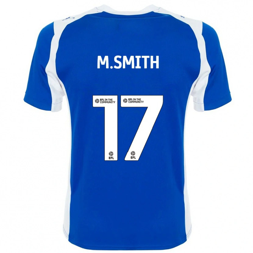 Danxen Niño Camiseta Matt Smith #17 Azul Blanco 1ª Equipación 2025/26 La Camisa México