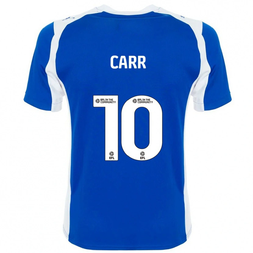 Danxen Niño Camiseta Grace Carr #10 Azul Blanco 1ª Equipación 2025/26 La Camisa México