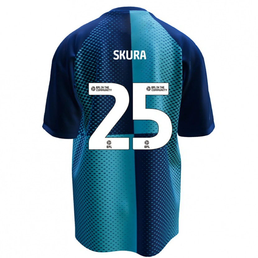 Danxen Niño Camiseta Declan Skura #25 Azul Celeste 1ª Equipación 2025/26 La Camisa México