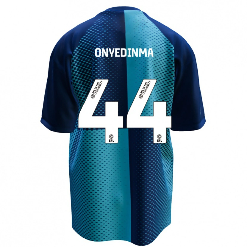 Danxen Niño Camiseta Fred Onyedinma #44 Azul Celeste 1ª Equipación 2025/26 La Camisa México