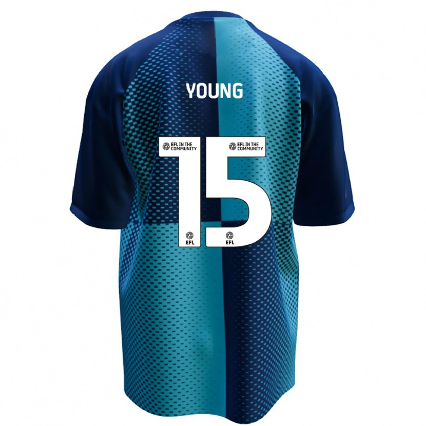 Danxen Niño Camiseta Jack Young #15 Azul Celeste 1ª Equipación 2025/26 La Camisa México