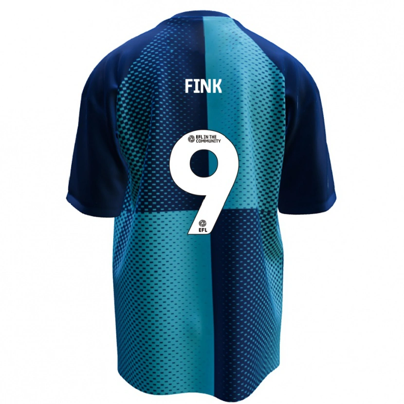 Danxen Niño Camiseta Bradley Fink #9 Azul Celeste 1ª Equipación 2025/26 La Camisa México