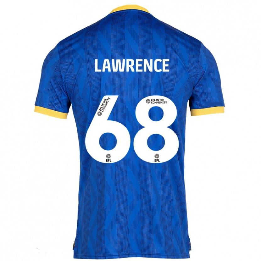 Danxen Niño Camiseta Jake Lawrence #68 Azul Marino Amarillo 1ª Equipación 2025/26 La Camisa México