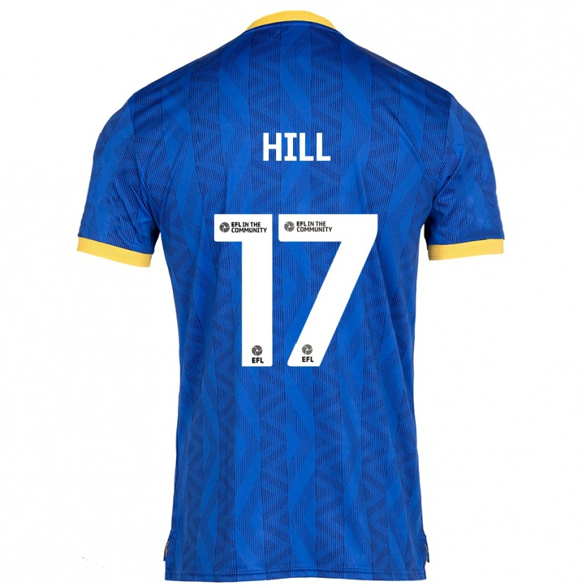 Danxen Niño Camiseta Anisha Hill #17 Azul Marino Amarillo 1ª Equipación 2025/26 La Camisa México