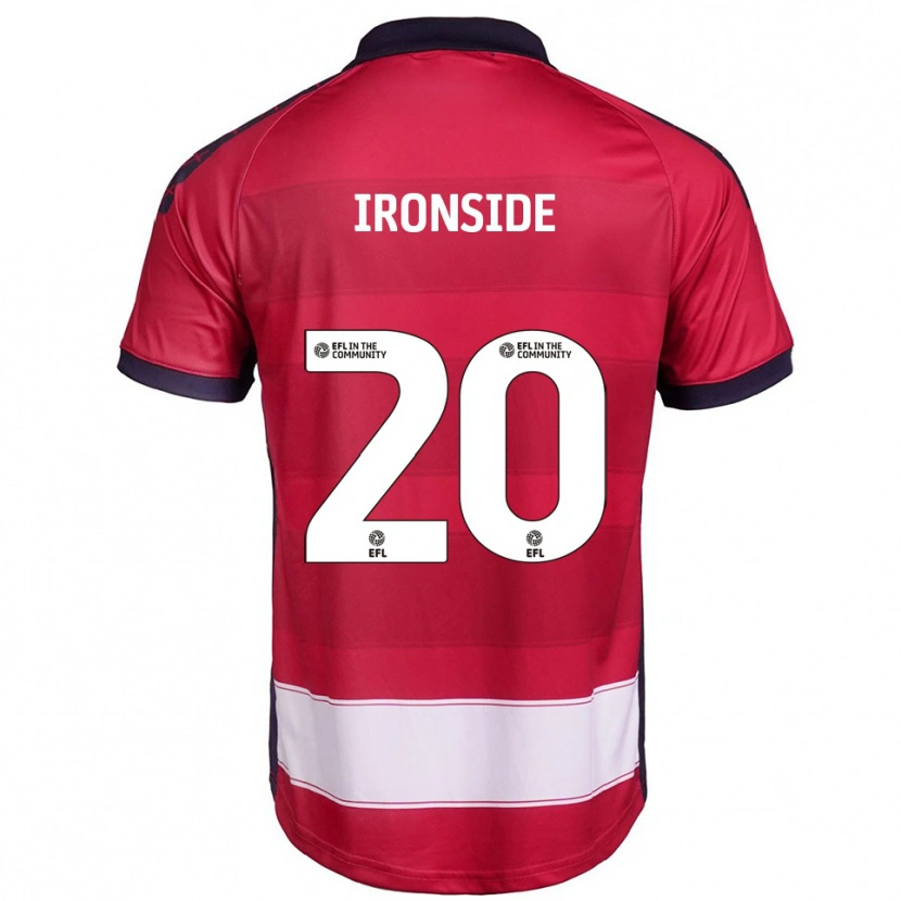 Danxen Niño Camiseta Joe Ironside #20 Rojo Blanco 1ª Equipación 2025/26 La Camisa México
