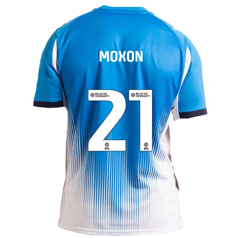 Danxen Niño Camiseta Owen Moxon #21 Azul Blanco 1ª Equipación 2025/26 La Camisa México