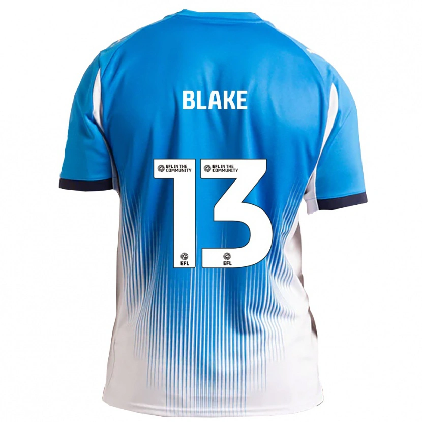 Danxen Niño Camiseta Billy Blake #13 Azul Blanco 1ª Equipación 2025/26 La Camisa México