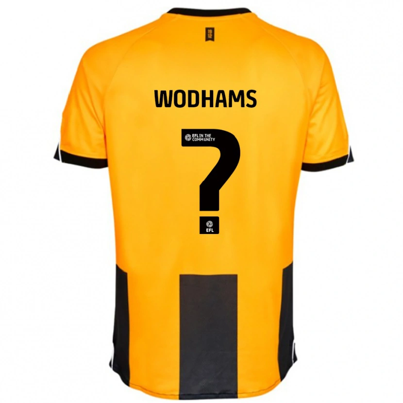 Danxen Niño Camiseta Rosy Wodhams #0 Naranja Negro 1ª Equipación 2025/26 La Camisa México