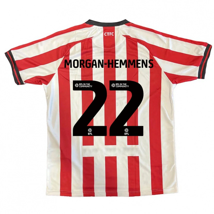 Danxen Niño Camiseta Kaitlyn Morgan-Hemmens #22 Rojo Blanco Negro 1ª Equipación 2025/26 La Camisa México
