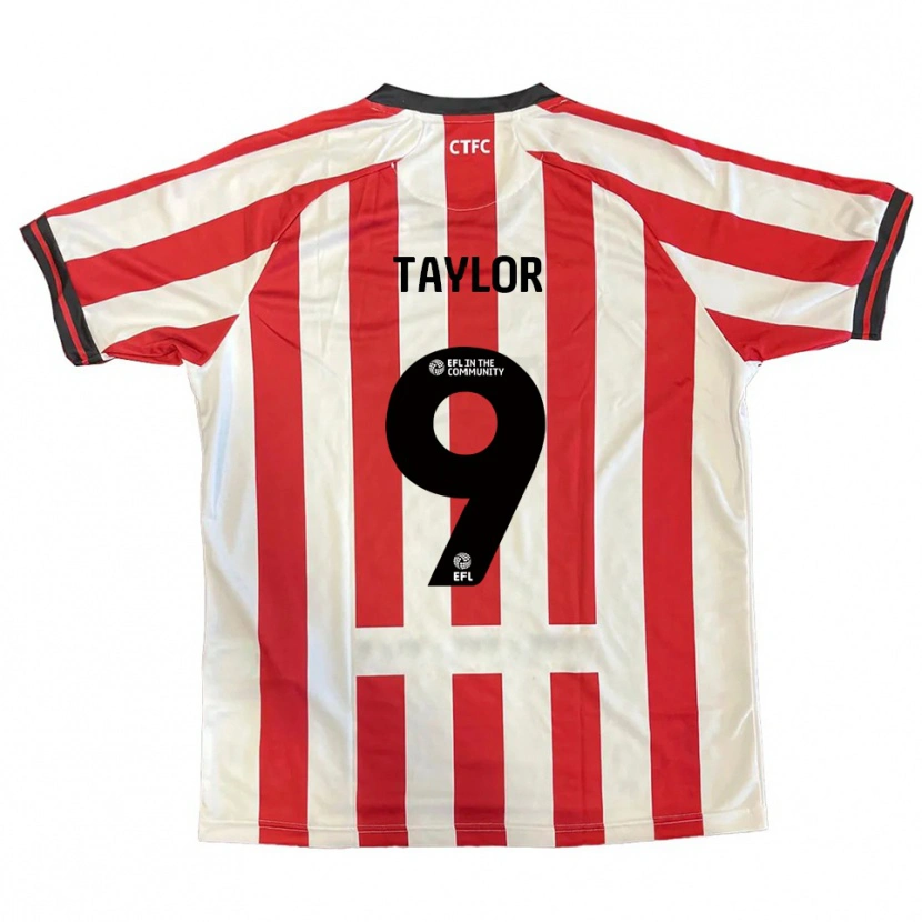 Danxen Niño Camiseta Matty Taylor #9 Rojo Blanco Negro 1ª Equipación 2025/26 La Camisa México