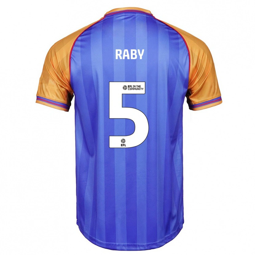 Danxen Niño Camiseta Alice Raby #5 Azul Naranja 1ª Equipación 2025/26 La Camisa México
