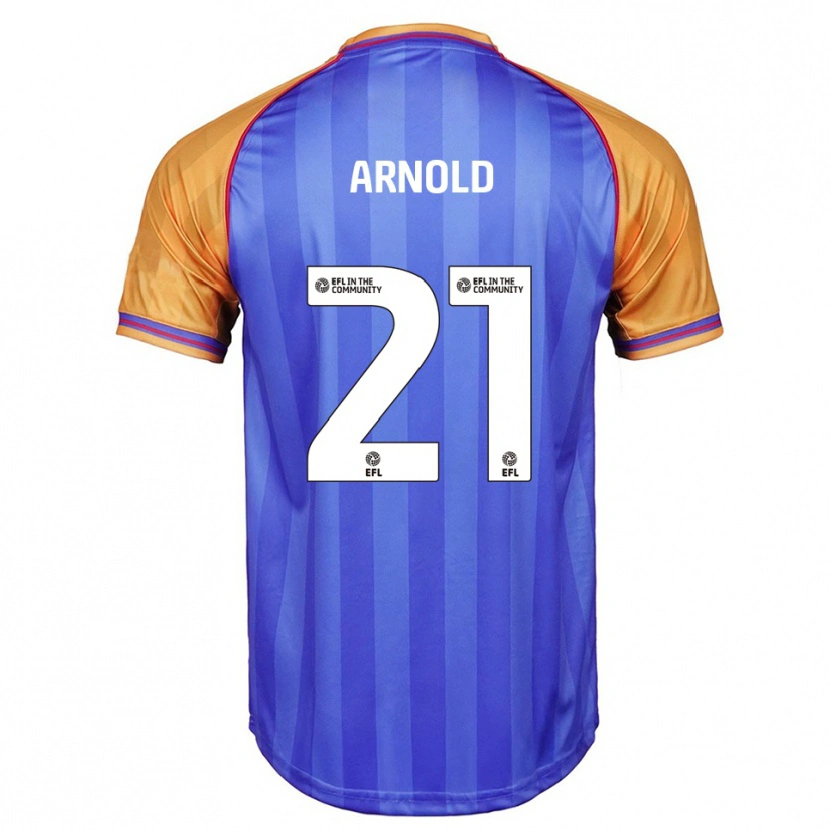 Danxen Niño Camiseta Hetty Arnold #21 Azul Naranja 1ª Equipación 2025/26 La Camisa México