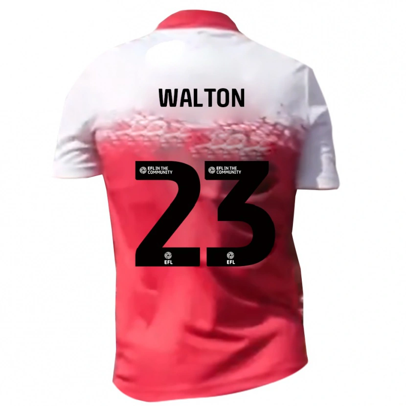 Danxen Niño Camiseta Tyler Walton #23 Rojo Blanco 1ª Equipación 2025/26 La Camisa México