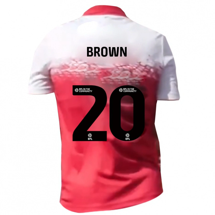 Danxen Niño Camiseta Charlie Brown #20 Rojo Blanco 1ª Equipación 2025/26 La Camisa México