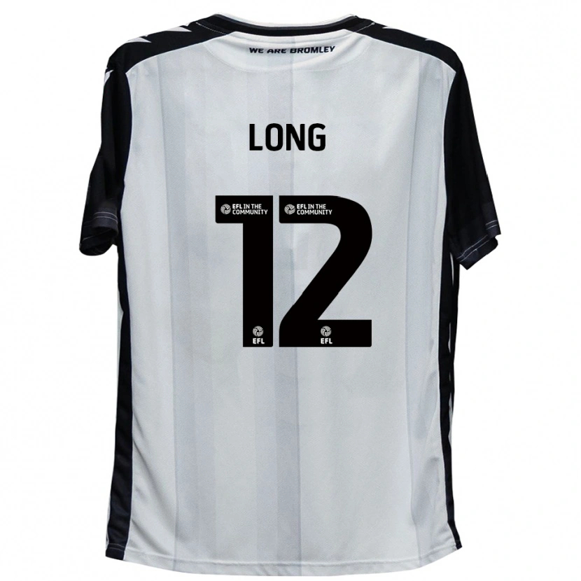 Danxen Niño Camiseta Sam Long #12 Blanco Negro 1ª Equipación 2025/26 La Camisa México