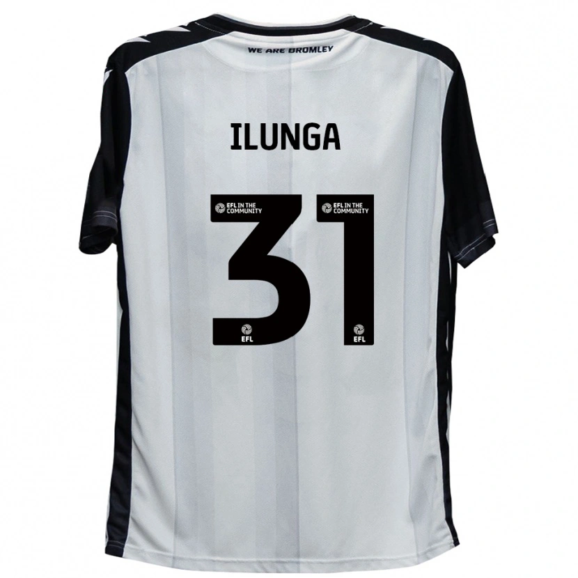 Danxen Niño Camiseta Brooklyn Ilunga #31 Blanco Negro 1ª Equipación 2025/26 La Camisa México
