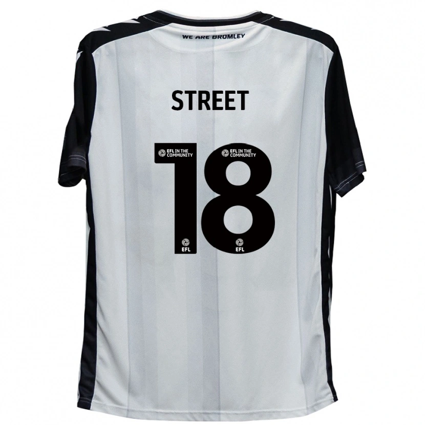 Danxen Niño Camiseta Will Street #18 Blanco Negro 1ª Equipación 2025/26 La Camisa México
