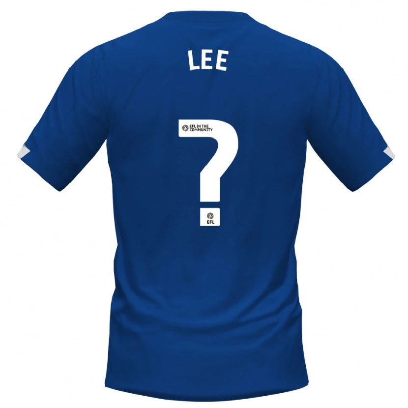 Danxen Niño Camiseta Katelin Lee #0 Azul Blanco 1ª Equipación 2025/26 La Camisa México