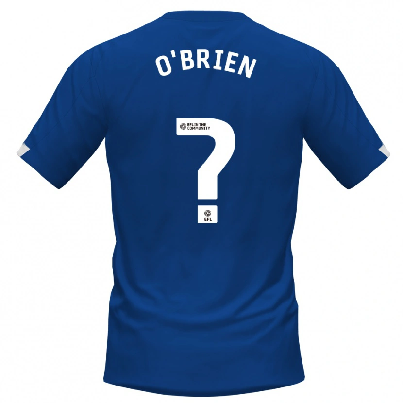 Danxen Niño Camiseta Steph O'brien #0 Azul Blanco 1ª Equipación 2025/26 La Camisa México