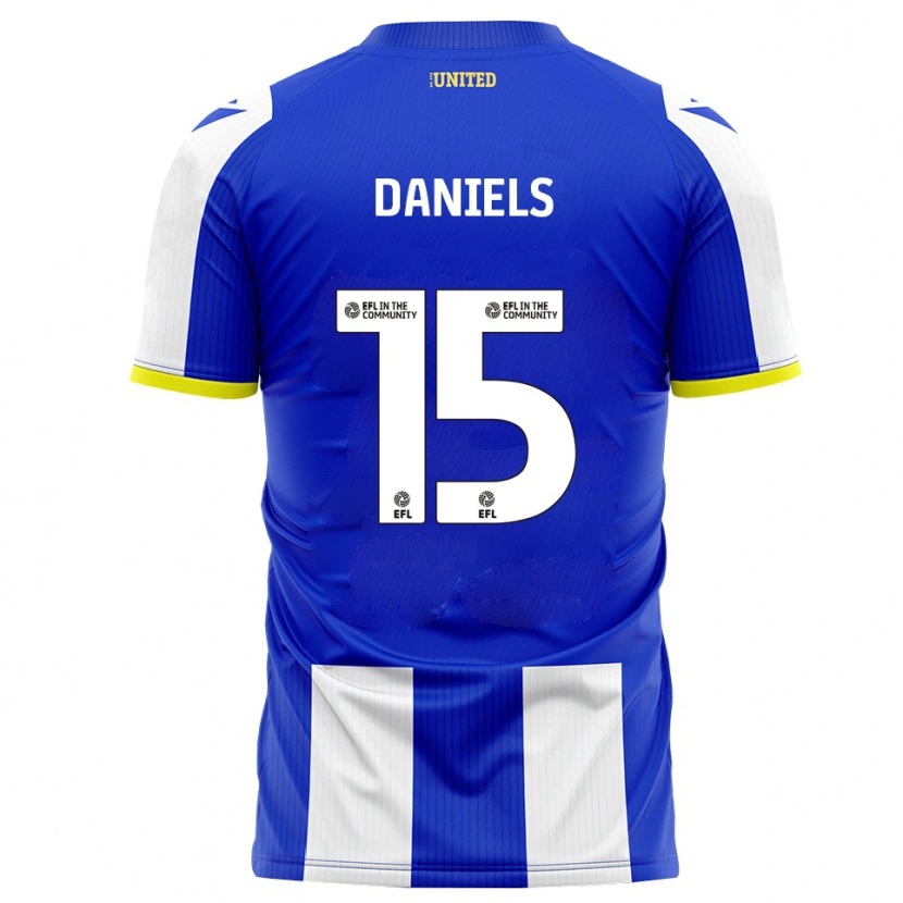 Danxen Niño Camiseta Learna Daniels #15 Azul Blanco 1ª Equipación 2025/26 La Camisa México