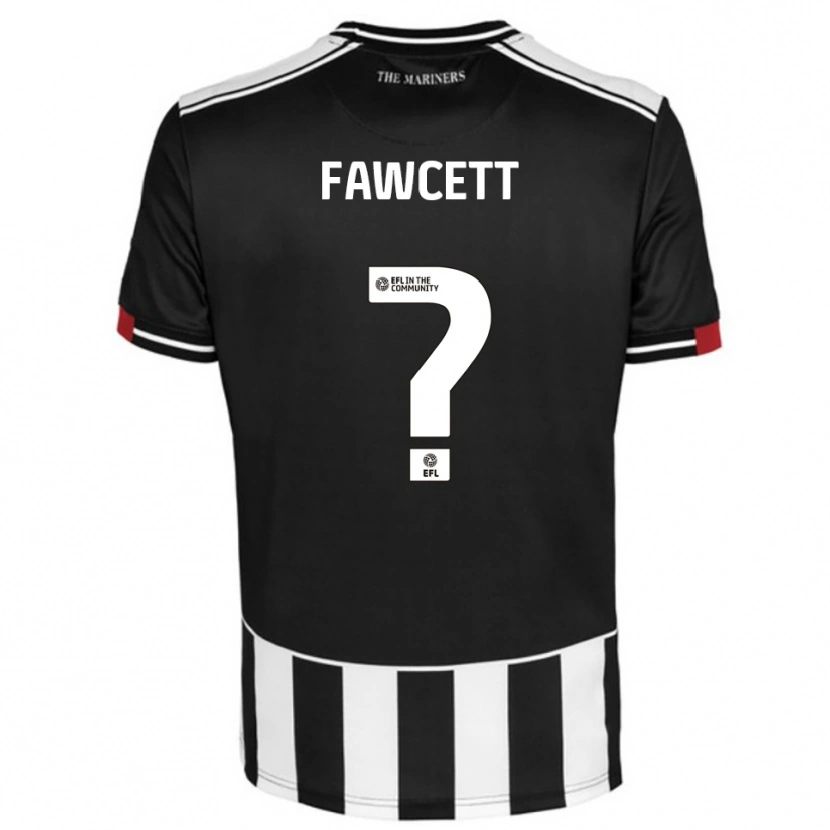 Danxen Niño Camiseta Izzy Fawcett #0 Negro Blanco Rojo 1ª Equipación 2025/26 La Camisa México