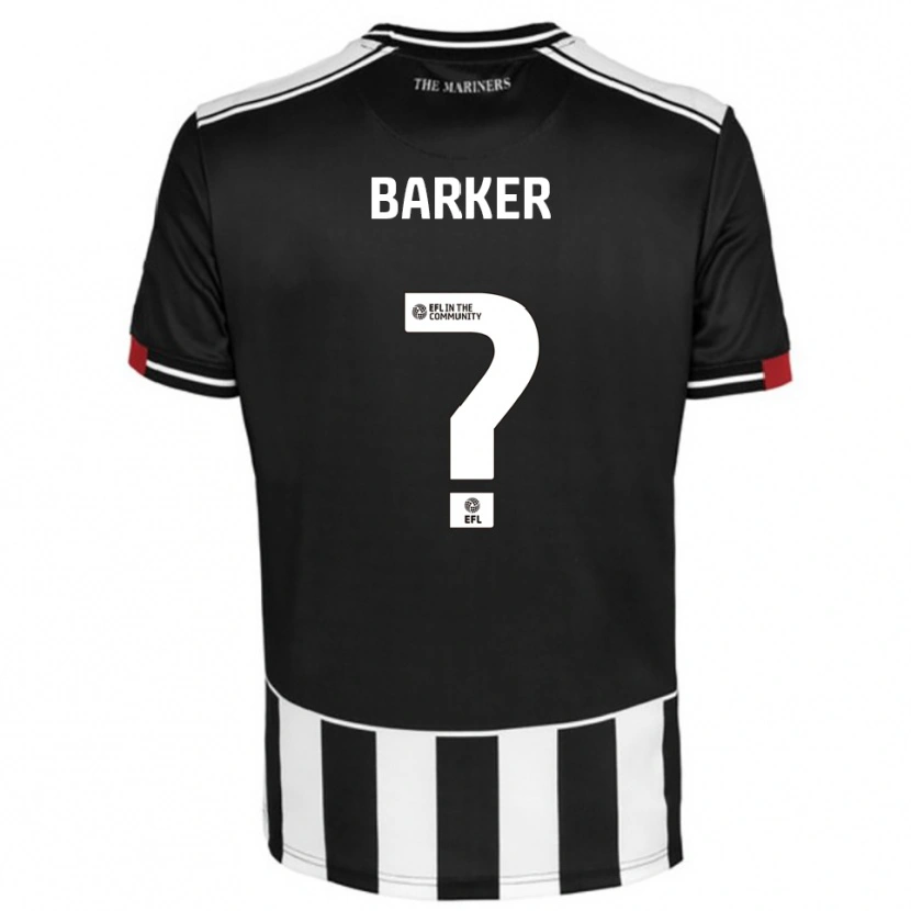 Danxen Niño Camiseta Rosie Barker #0 Negro Blanco Rojo 1ª Equipación 2025/26 La Camisa México