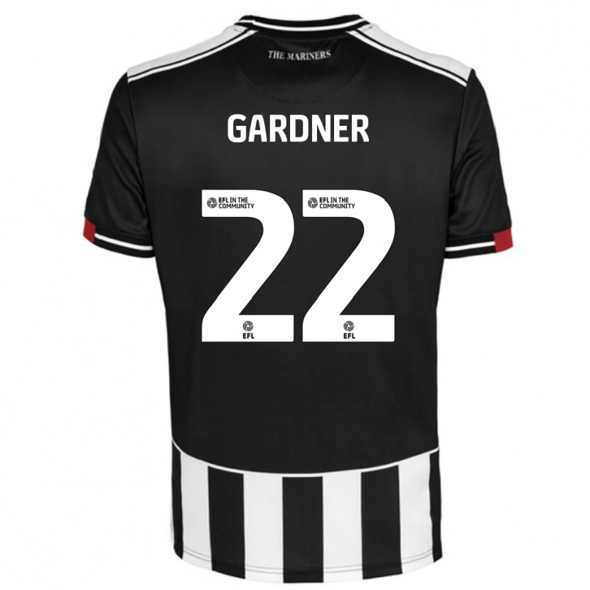 Danxen Niño Camiseta Cameron Gardner #22 Negro Blanco Rojo 1ª Equipación 2025/26 La Camisa México