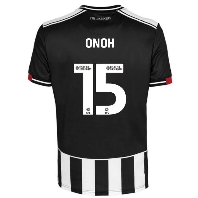Danxen Niño Camiseta Fortune Onoh #15 Negro Blanco Rojo 1ª Equipación 2025/26 La Camisa México