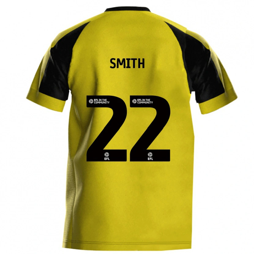Danxen Niño Camiseta Reece Smith #22 Amarillo Gris 1ª Equipación 2025/26 La Camisa México