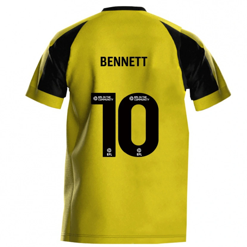Danxen Niño Camiseta Mason Bennett #10 Amarillo Gris 1ª Equipación 2025/26 La Camisa México