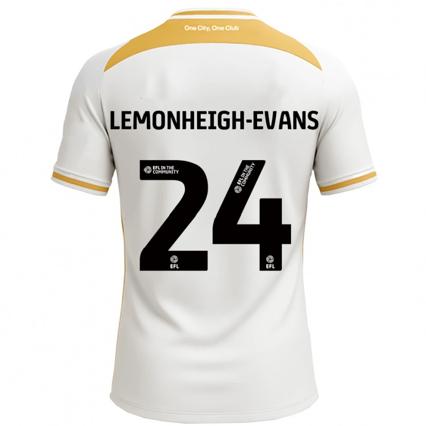 Danxen Niño Camiseta Connor Lemonheigh-Evans #24 Blanco Dorado 1ª Equipación 2025/26 La Camisa México