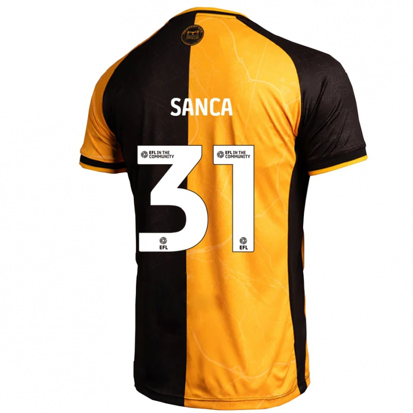 Danxen Niño Camiseta Nelson Sanca #31 Amarillo Negro 1ª Equipación 2025/26 La Camisa México