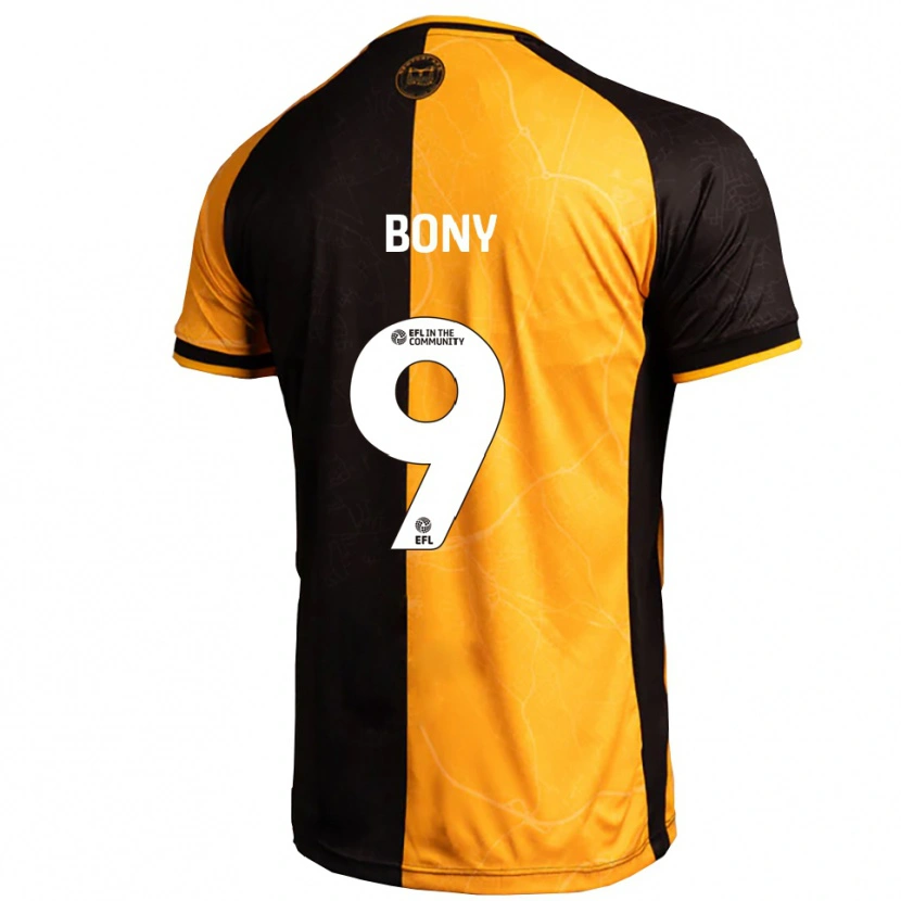 Danxen Niño Camiseta Orphee Bony #9 Amarillo Negro 1ª Equipación 2025/26 La Camisa México