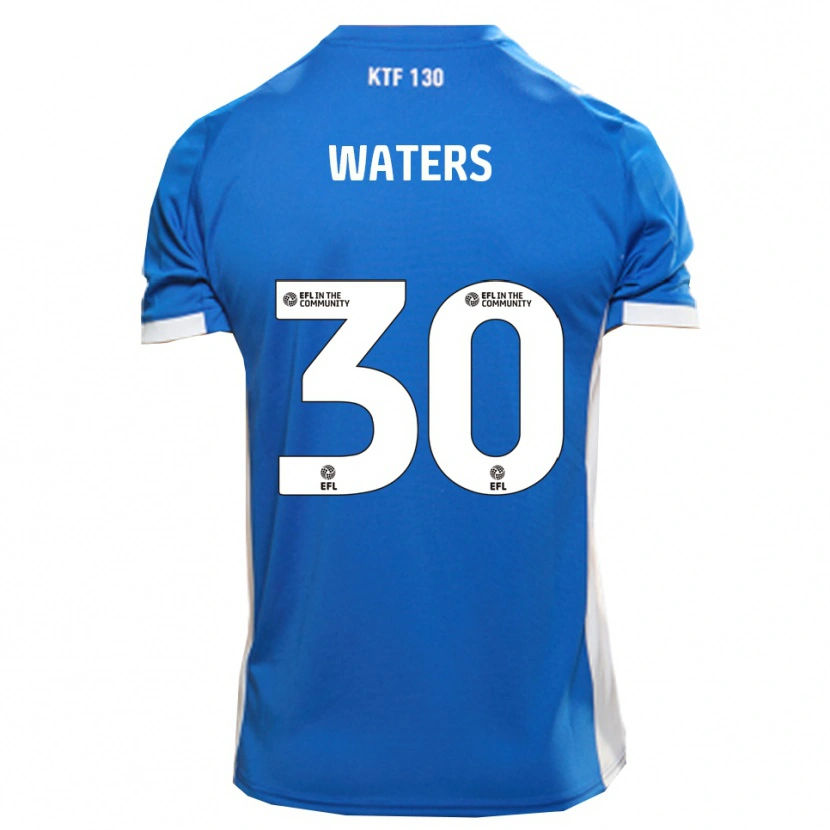 Danxen Niño Camiseta Billy Waters #30 Azul Blanco 1ª Equipación 2025/26 La Camisa México