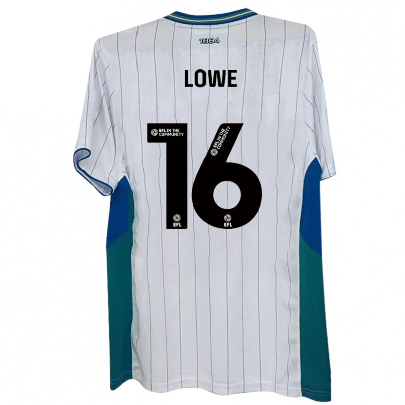 Danxen Niño Camiseta Jason Lowe #16 Blanco Verde Azul 1ª Equipación 2025/26 La Camisa México