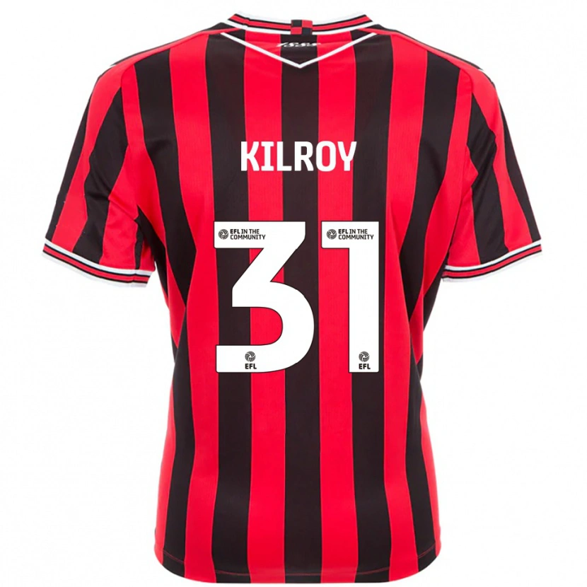 Danxen Niño Camiseta Jenson Kilroy #31 Rojo Negro 1ª Equipación 2025/26 La Camisa México