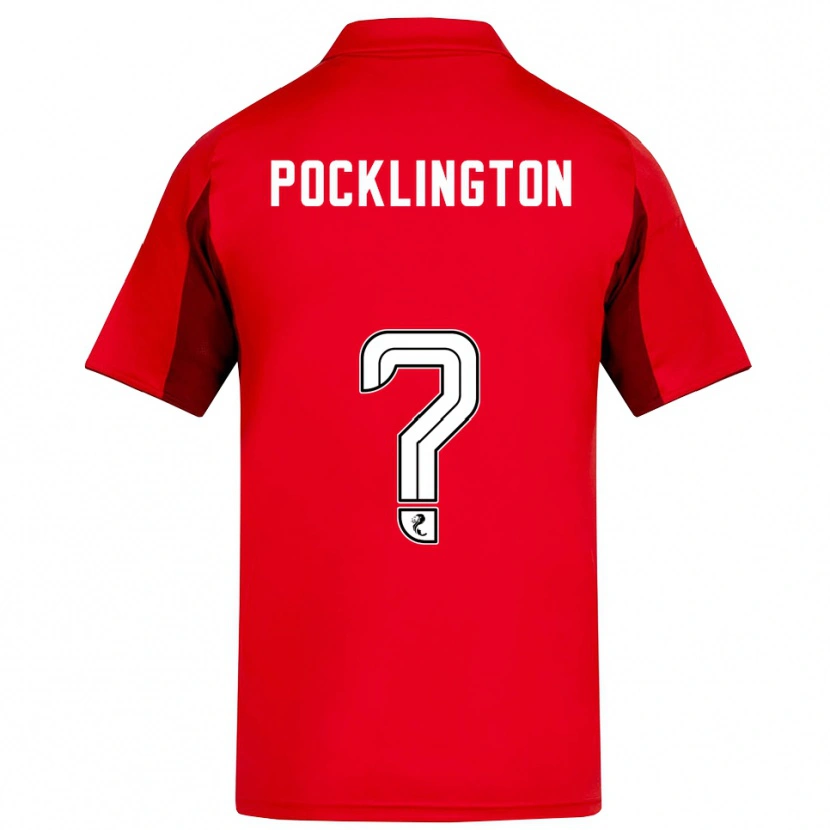 Danxen Niño Camiseta Max Pocklington #0 Rojo Borgoña 1ª Equipación 2025/26 La Camisa México