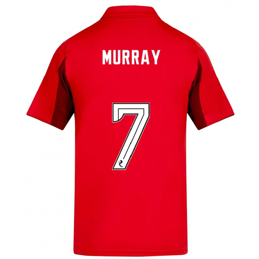 Danxen Niño Camiseta Phoebe Murray #7 Rojo Borgoña 1ª Equipación 2025/26 La Camisa México