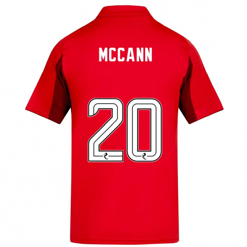 Danxen Niño Camiseta Annalisa Mccann #20 Rojo Borgoña 1ª Equipación 2025/26 La Camisa México
