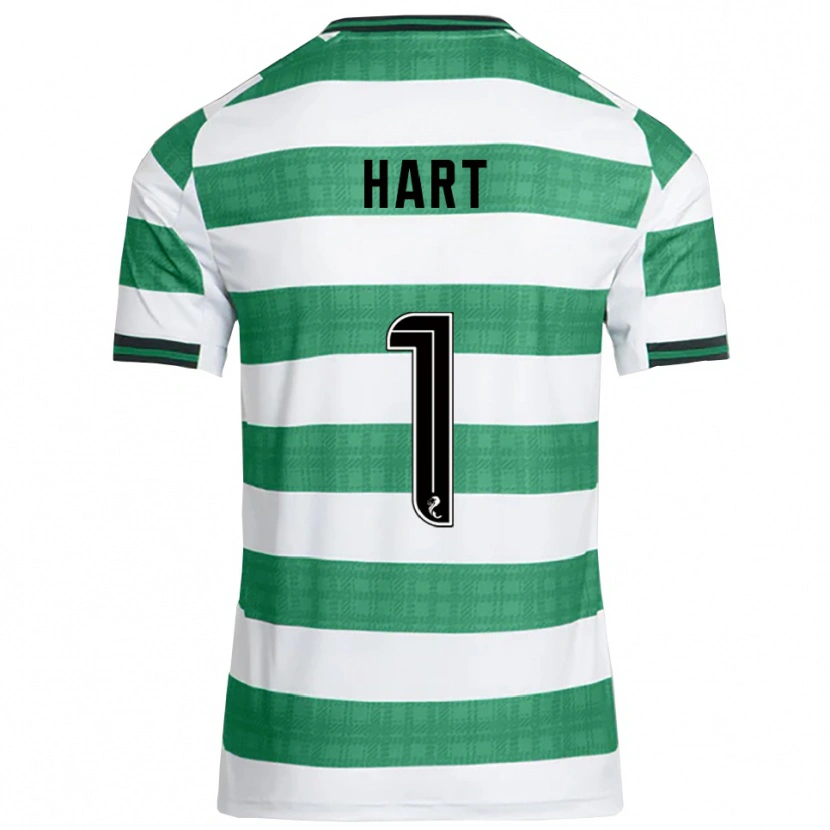 Danxen Niño Camiseta Joe Hart #1 Verde Blanco 1ª Equipación 2025/26 La Camisa México