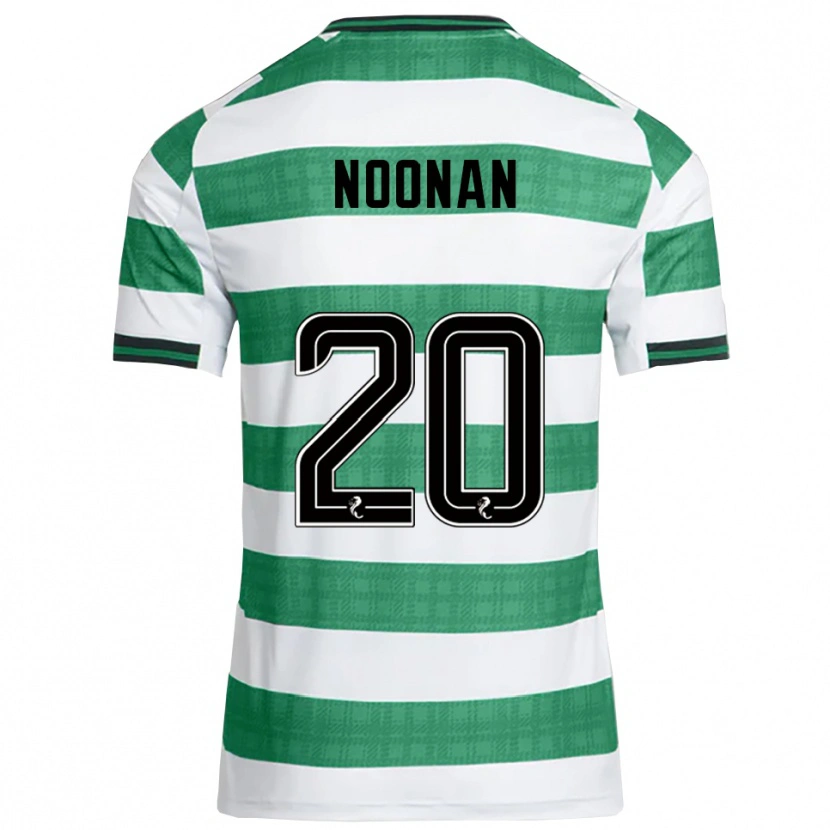 Danxen Niño Camiseta Saoirse Noonan #20 Verde Blanco 1ª Equipación 2025/26 La Camisa México