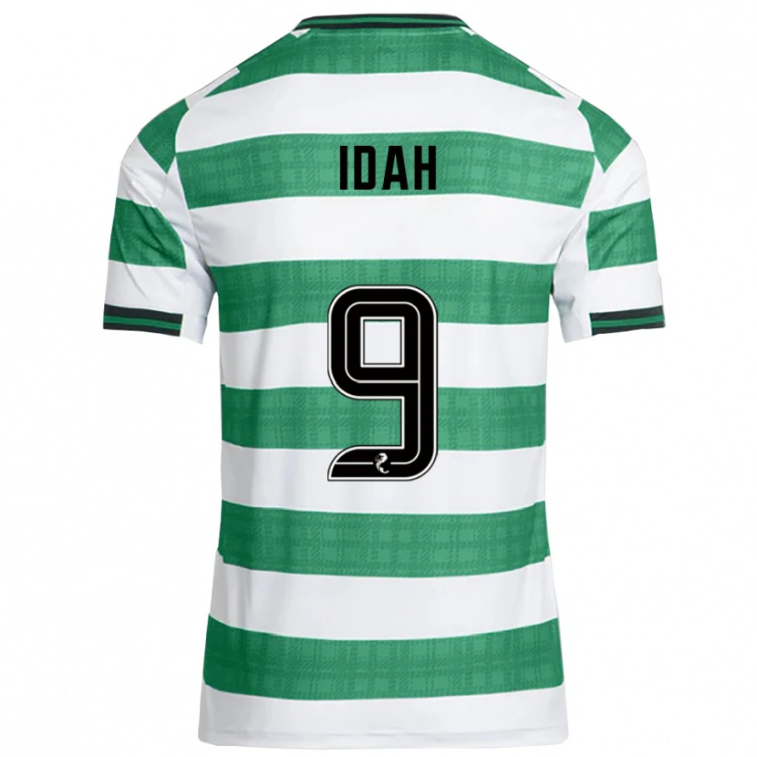 Danxen Niño Camiseta Adam Idah #9 Verde Blanco 1ª Equipación 2025/26 La Camisa México