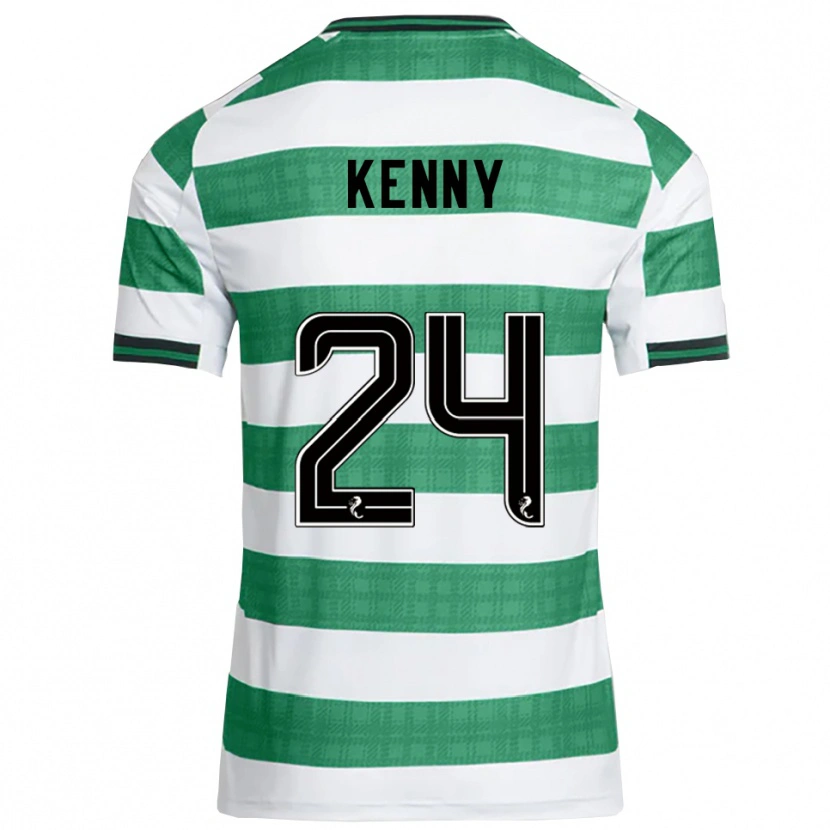 Danxen Niño Camiseta Johnny Kenny #24 Verde Blanco 1ª Equipación 2025/26 La Camisa México