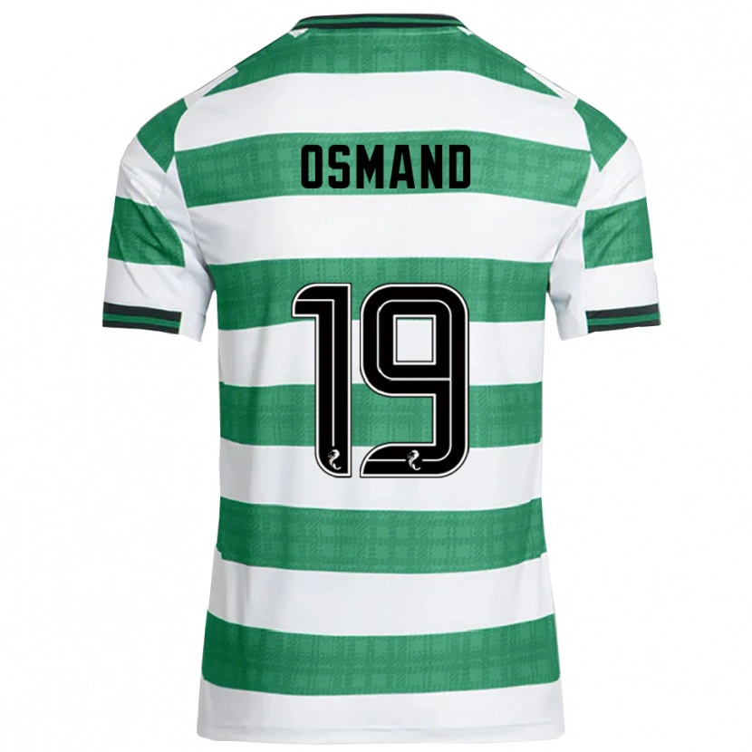 Danxen Niño Camiseta Callum Osmand #19 Verde Blanco 1ª Equipación 2025/26 La Camisa México