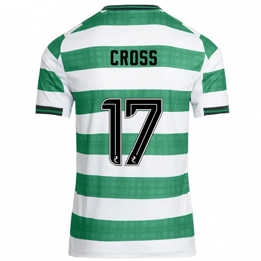Danxen Niño Camiseta Morgan Cross #17 Verde Blanco 1ª Equipación 2025/26 La Camisa México